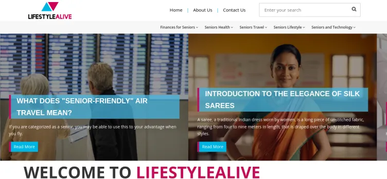 Screenshot LifestyleAlive