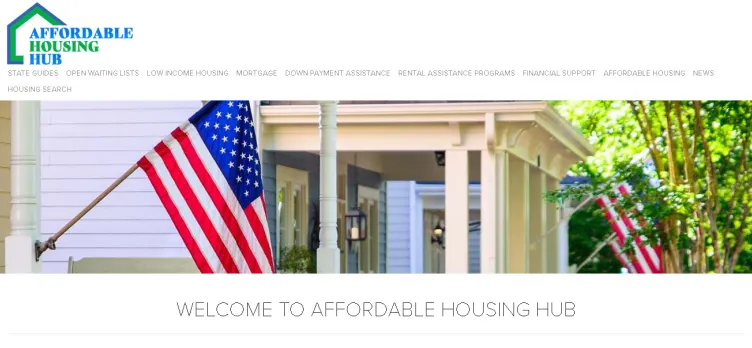Screenshot Affordable Housing Hub