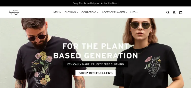 Screenshot Vegan Outfitters