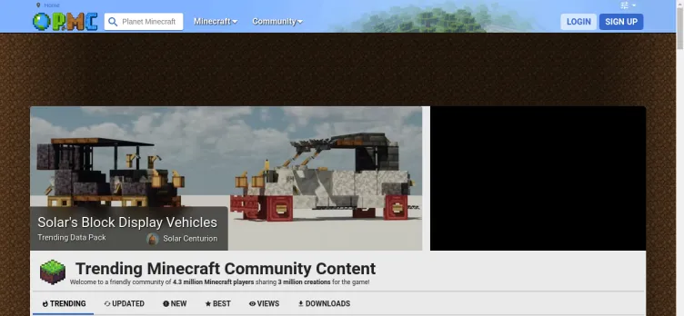 Screenshot Planet Minecraft