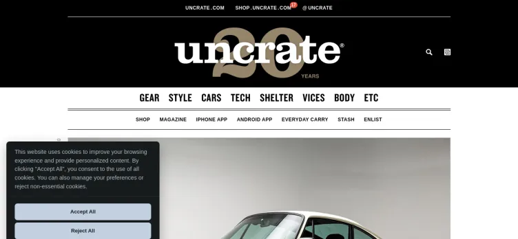 Screenshot Uncrate