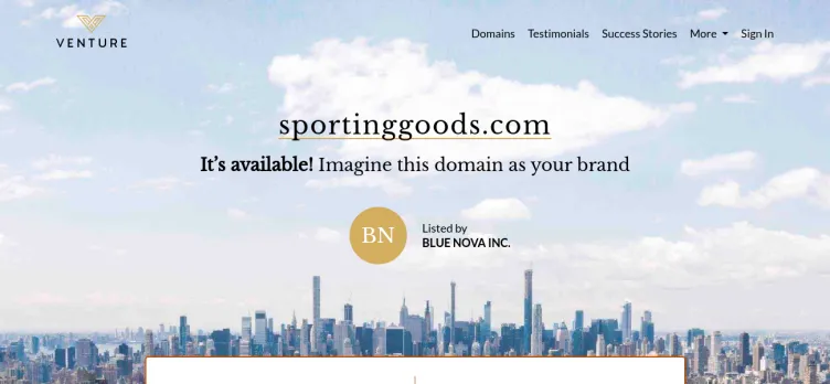 Screenshot Sporting Goods