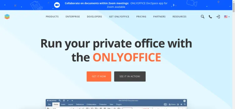 Screenshot OnlyOffice.com