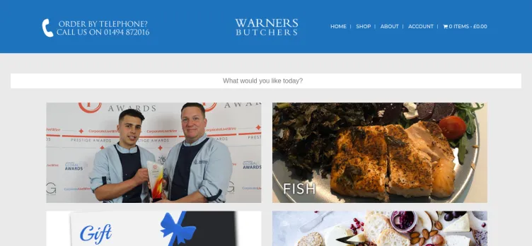 Screenshot WarnerMeats.com