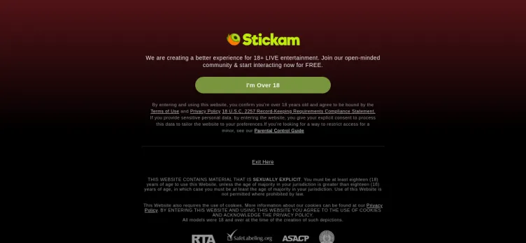 Screenshot Stickam