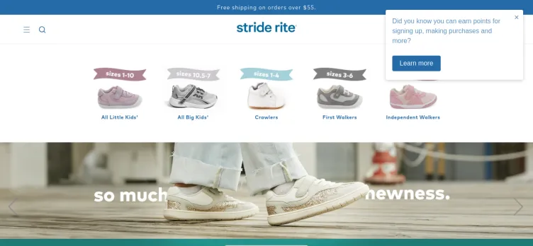 Screenshot Stride Rite