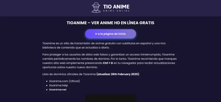 Screenshot Tioanime