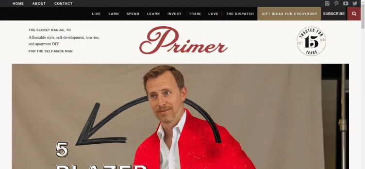 Screenshot Primer Magazine