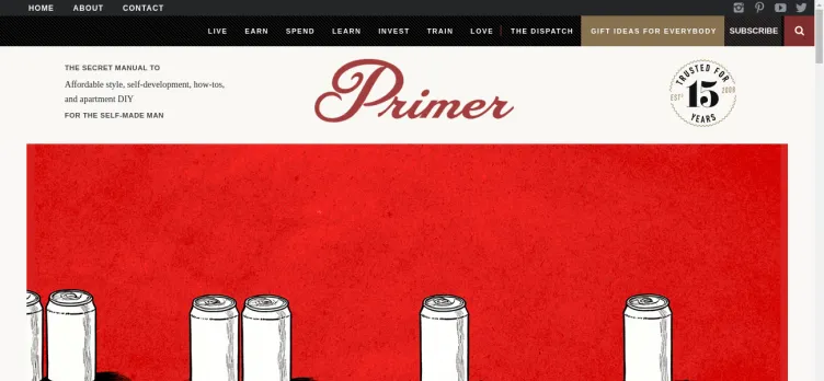 Screenshot Primer Magazine