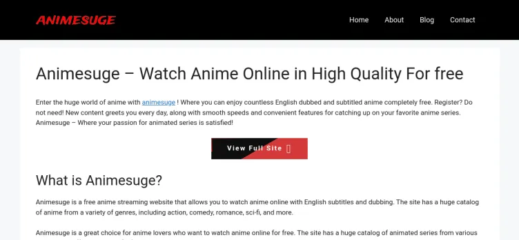 Screenshot Animesuge
