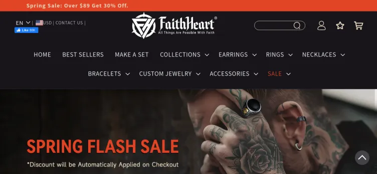 Screenshot FaithHeart Jewelry