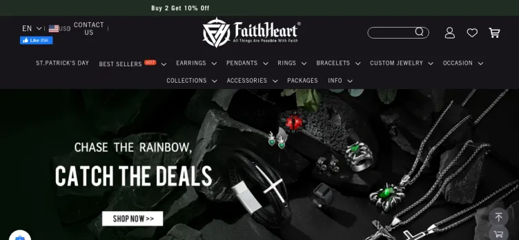 Screenshot FaithHeart Jewelry