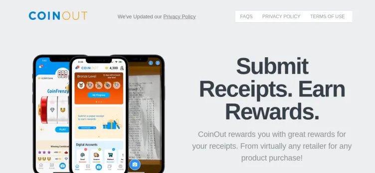 Screenshot CoinOut