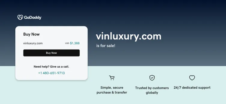 Screenshot VinLuxury