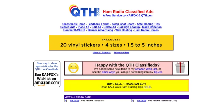 Screenshot QTH.com