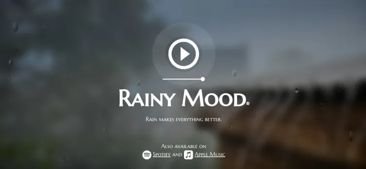 Screenshot RainyMood.com