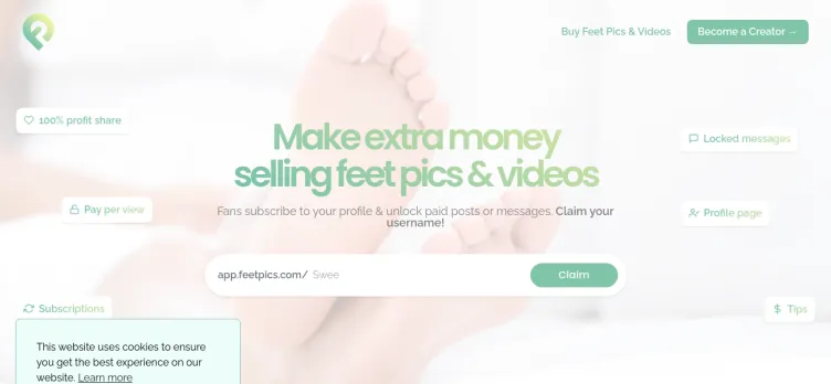 Screenshot FeetPics.com