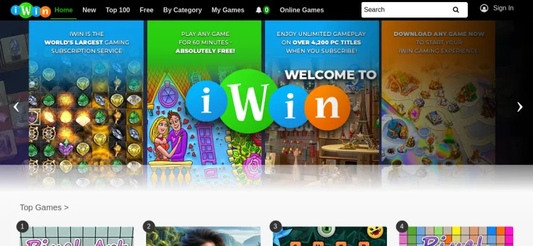Screenshot iWin.com