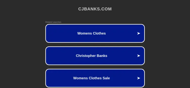 Screenshot Cjbanks.com