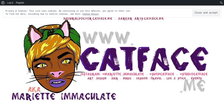 Screenshot Catface.me
