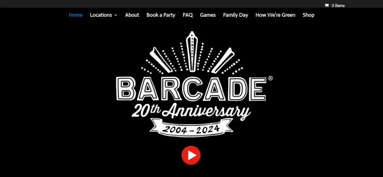 Screenshot Barcade.com