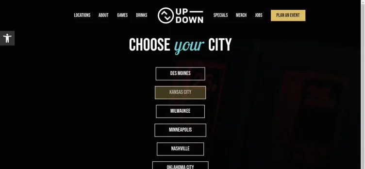 Screenshot UpDownArcadeBar.com