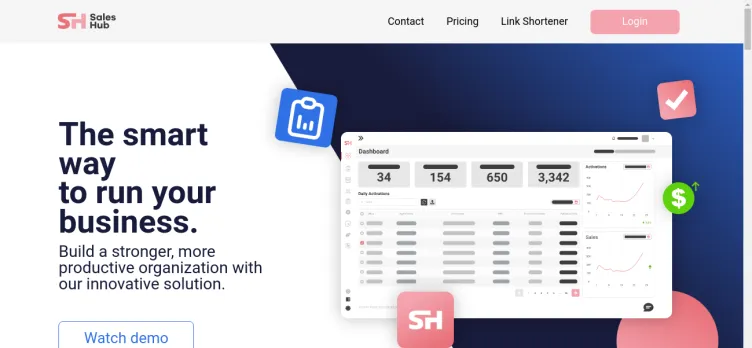 Screenshot Sales-Hub