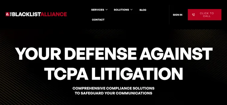 Screenshot BlacklistAlliance.com