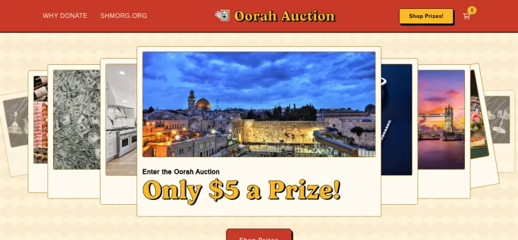 Screenshot Oorah Auction