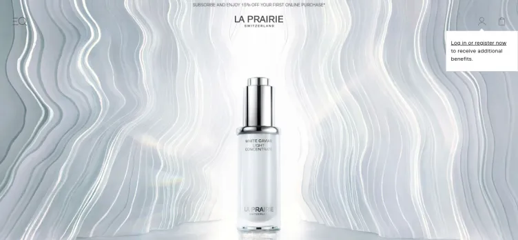 Screenshot La Prairie