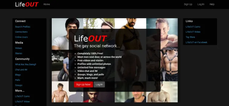 Screenshot LifeOut.com