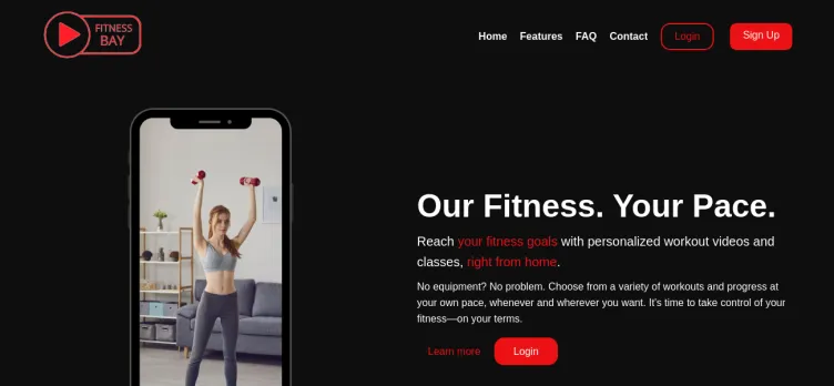 Screenshot Fitness Bay