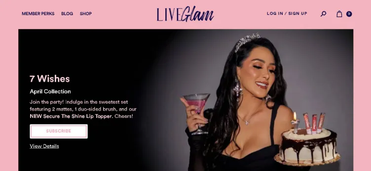 Screenshot LiveGlam