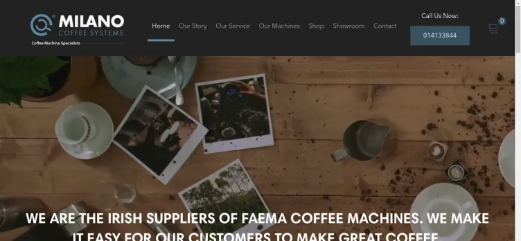 Screenshot CoffeeMachines.ie