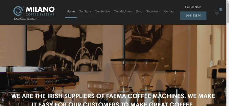 Screenshot CoffeeMachines.ie