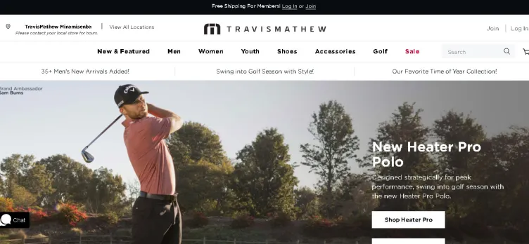 Screenshot TravisMathew