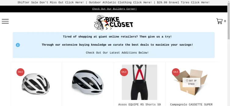 Screenshot Bike Closet