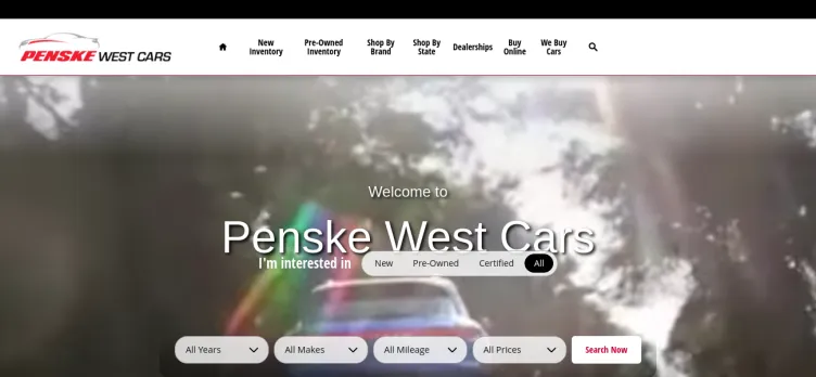 Screenshot Penske West Cars