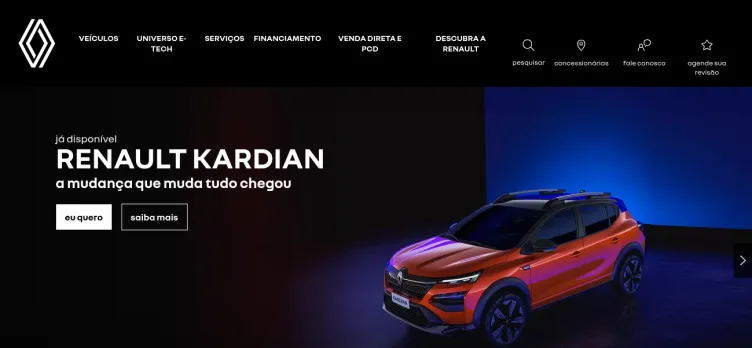 Screenshot Renault.com.br