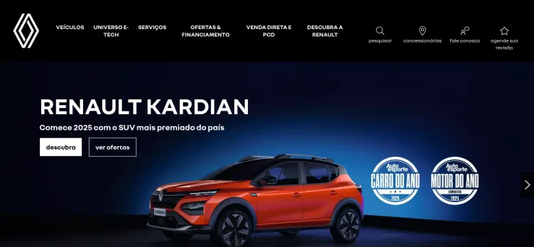 Screenshot Renault.com.br