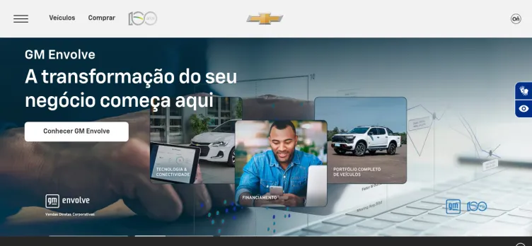 Screenshot Chevrolet.com.br