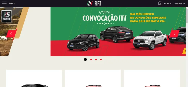 Screenshot FIAT
