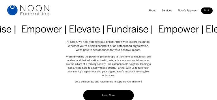 Screenshot Noon Fundraising