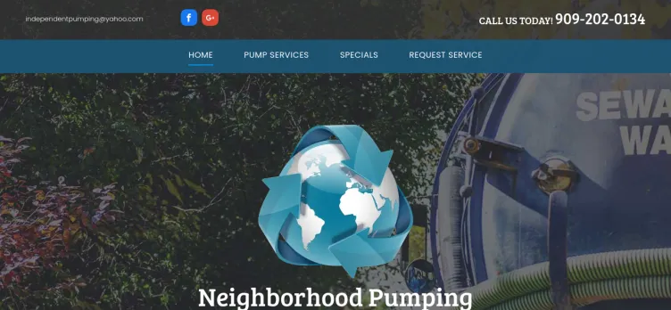 Screenshot SepticPumpingInlandEmpire.com