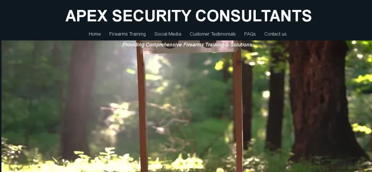 Screenshot ApexSecurityConsultants.com