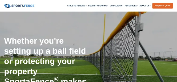Screenshot SportaFence.com