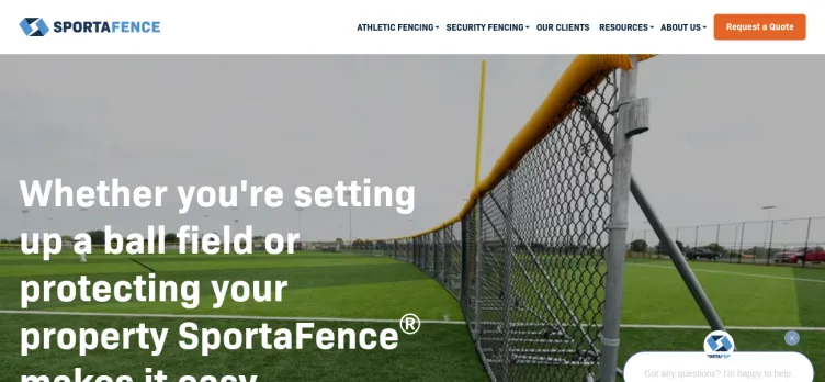 Screenshot SportaFence.com