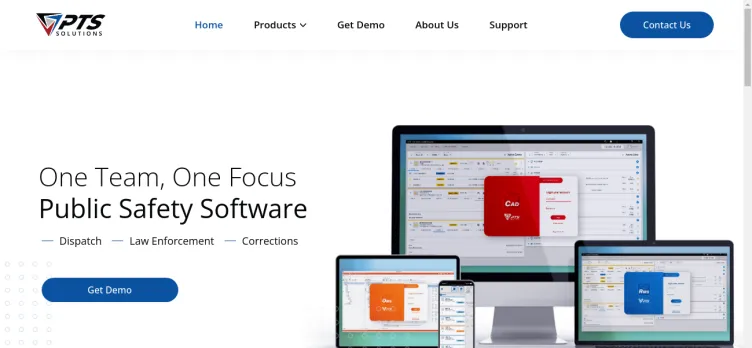 Screenshot PTSSolutions.com