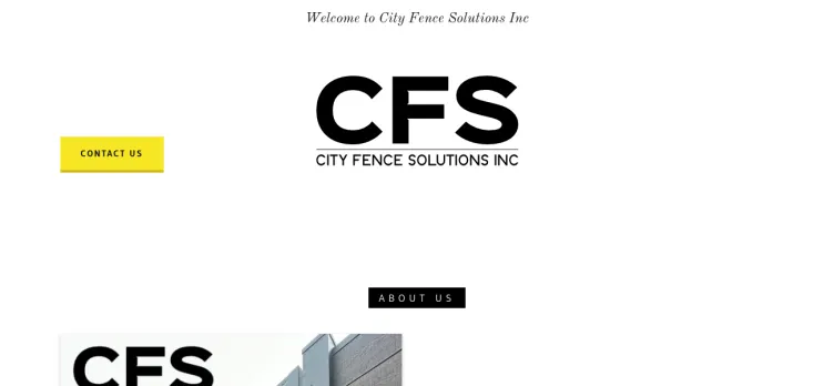 Screenshot CityFenceSolutions.com