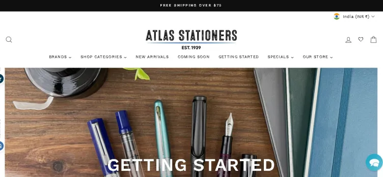 Screenshot Atlas Stationers